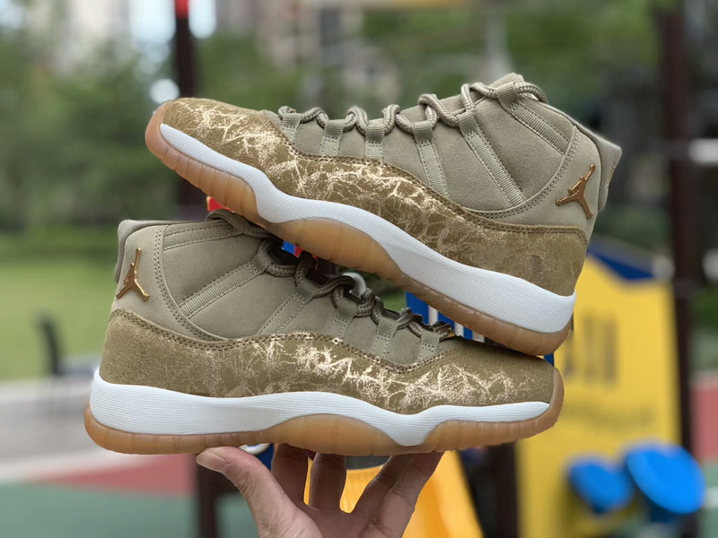 Authentic Air Jordan 11 Neutral Olive